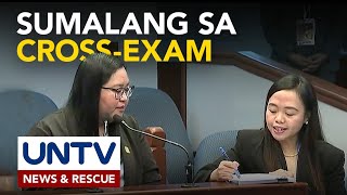 COA auditor Del Campo, sumasailalim sa cross-examination ng depensa ni VP Duterte