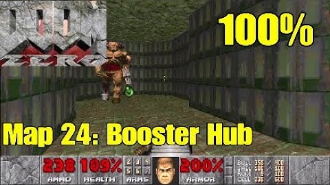 Doom Zero (100%) Walkthrough: Map 24 - Booster Hub