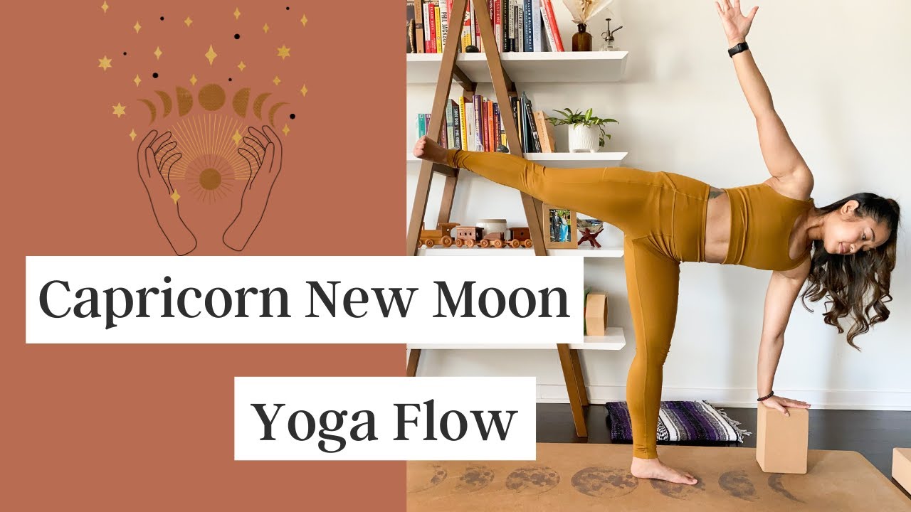 Capricorn New Moon Yoga Flow to Get Grounded (25 min Class) - YouTube