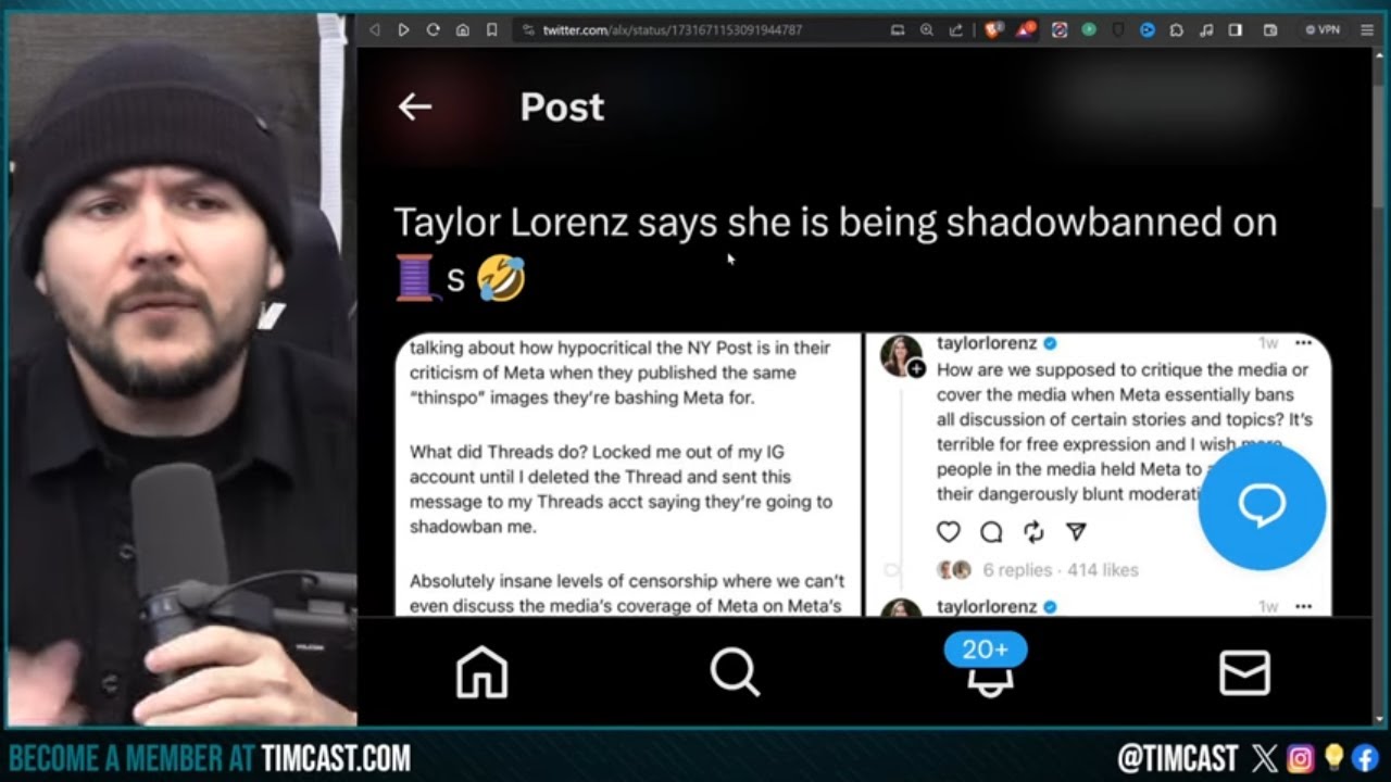 ELON MUSK IS RIGHT, Taylor Lorenz CENSORED On Threads, Zuckerberg App BACKFIRES On Woke Journalists