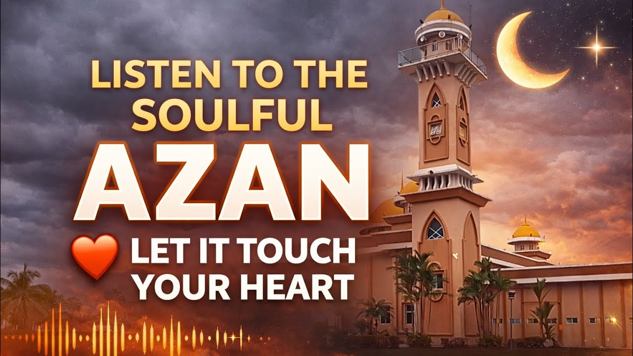 Heart Touching Maghrib Azan from Malaysia 🇲🇾 | Azan Emotional #azan # ...