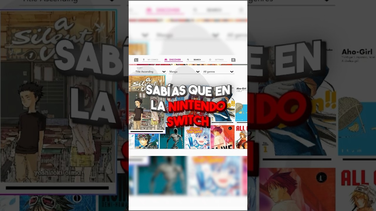 Manga y Comic en Nintendo Switch 