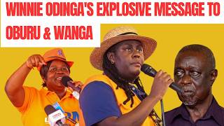 Winnie Odinga Tells Oburu Open The Space Odm Belongs To Everyone  Give The Youth Their Place