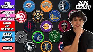 Tierlist Ranking Every NBA Team for 2025-26