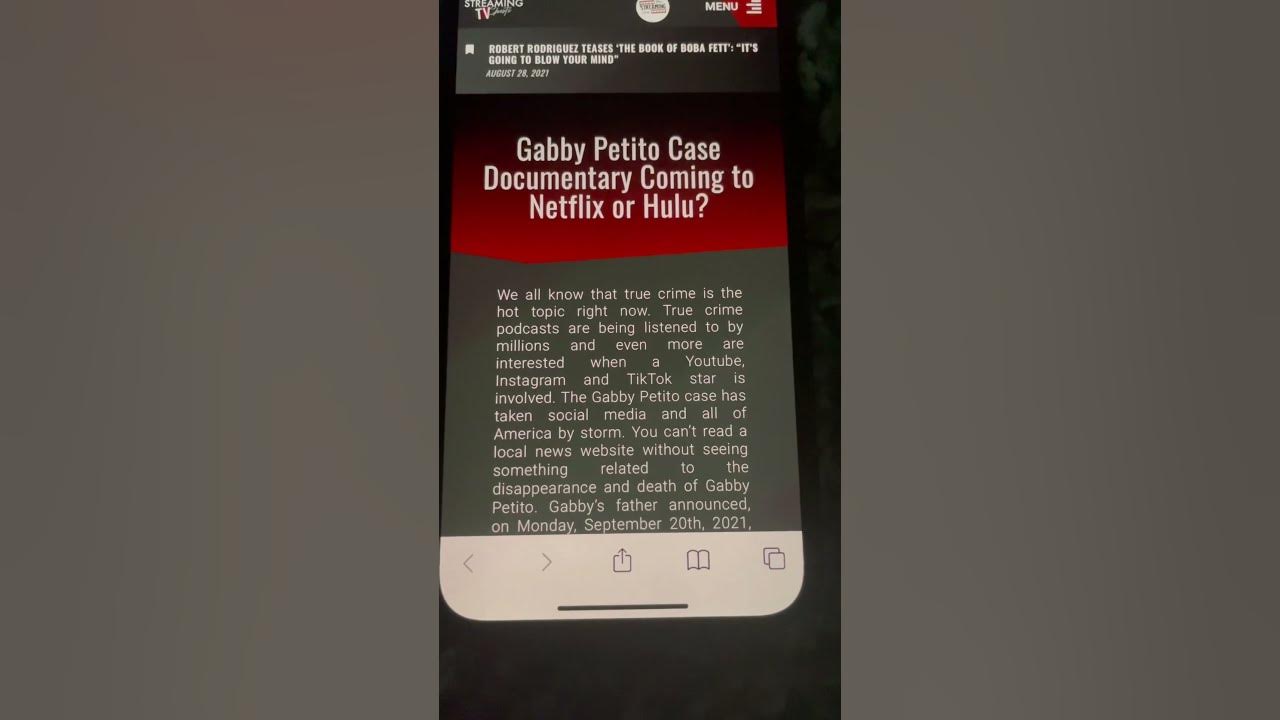 Gabby Petito Case Documentary Coming to Netflix or Hulu? YouTube
