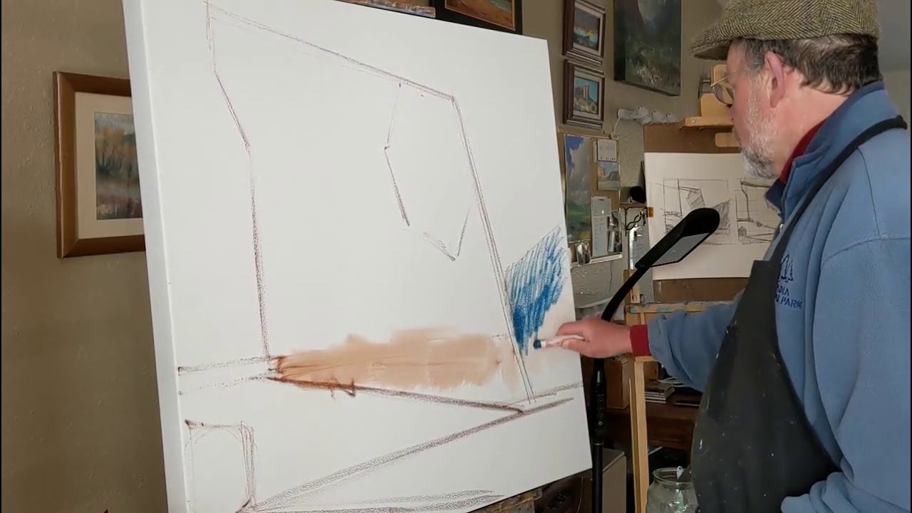 A Plein Air Painter's Blog - Michael Chesley Johnson: Oil Stick Demo