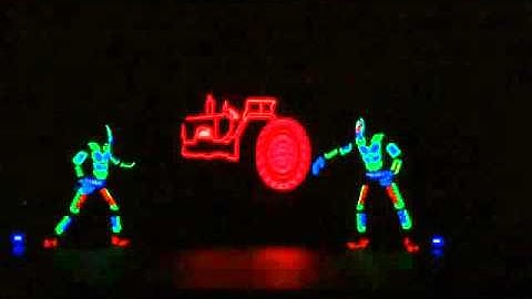 3D mapping with Tron act to conceptualise ideas