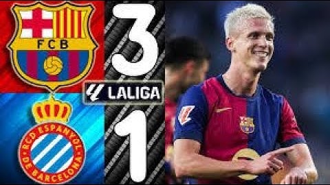 Barcelona vs Espanyol 3-1 | Highlights