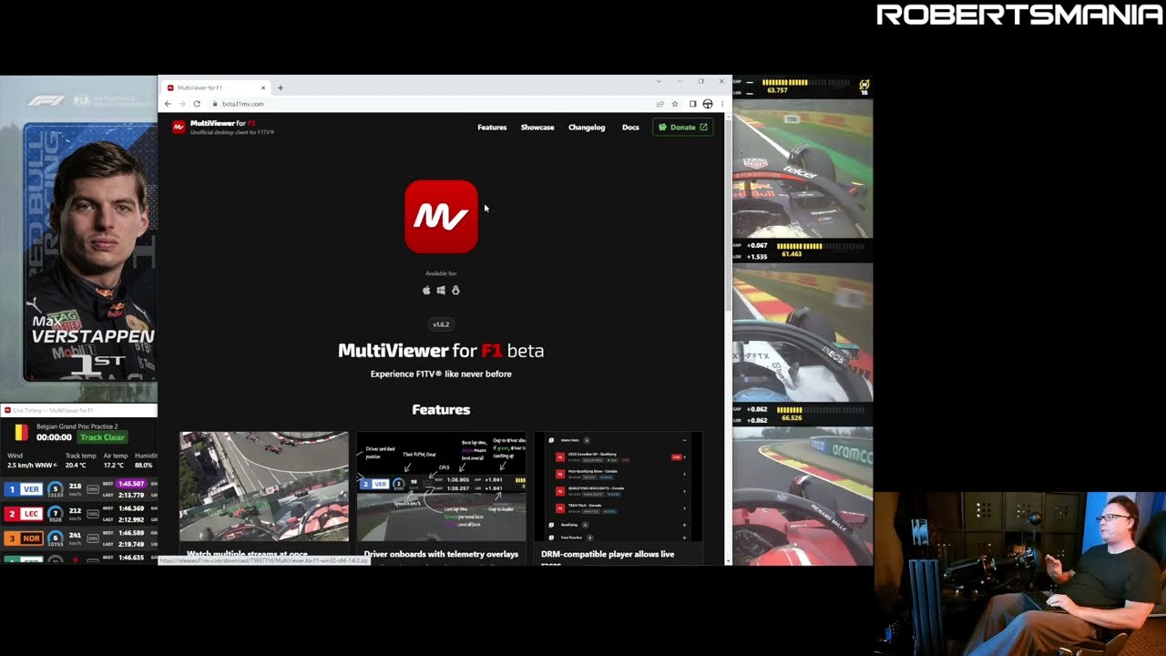 MultiViewer for F1 - multiviewer.app f1mv Enhances F1TV FTW!