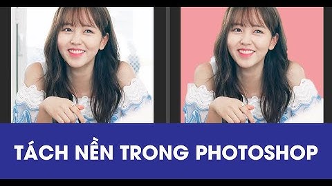 Cách tách nền đơn giản trong photoshop | Ngoc PTS | Tách nền cơ bản bằng  photoshop