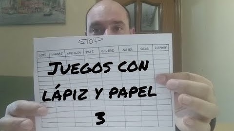 Juegos con lápiz y papel 3.