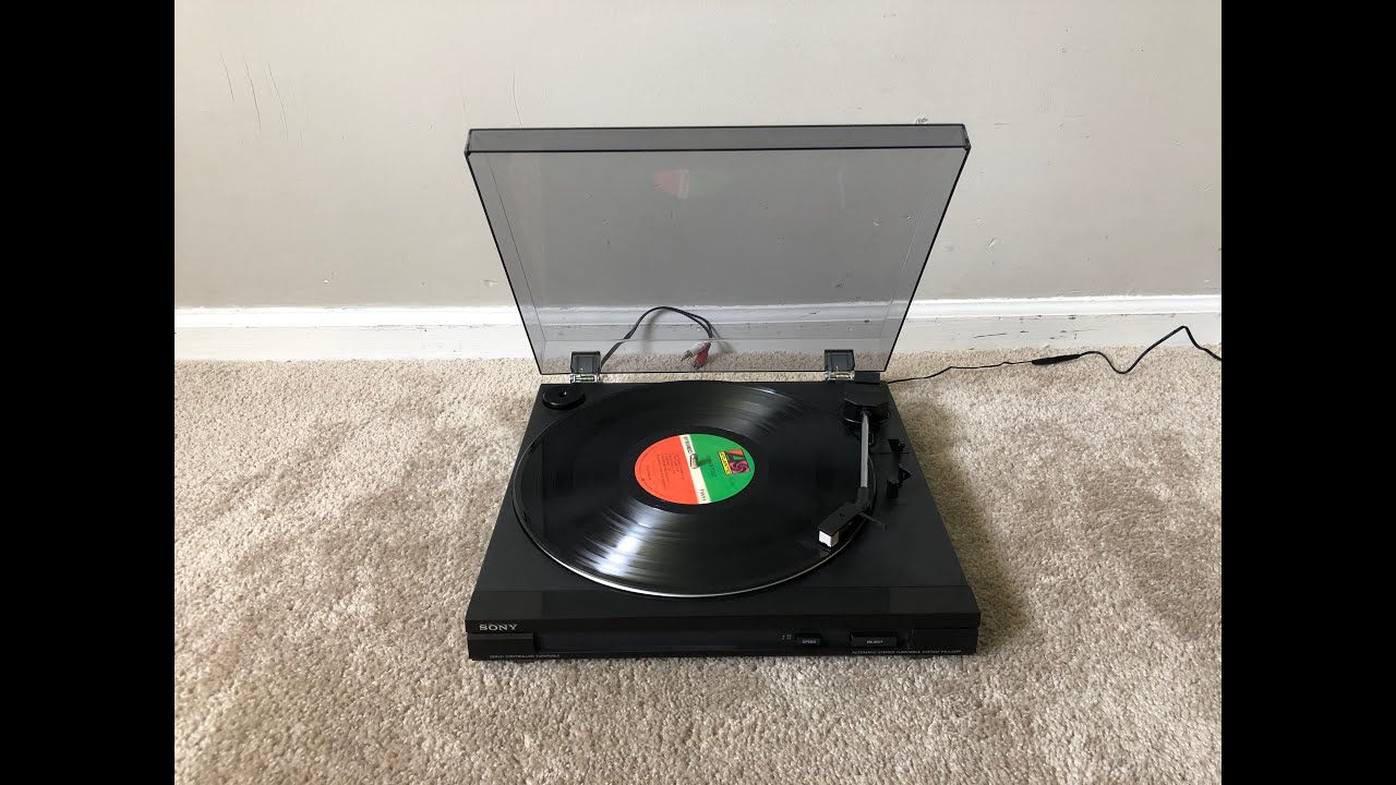 Sony PS-LX47P Record Player Turntable - YouTube