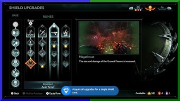 Doom: The Dark Ages - POWERFUL INVESTMENT Achievement / Trophy (Shield Rune Upgrades)