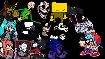 FNF Monochrome But Different Characters Sing It 🎶 (Everyone Sings Monochrome)