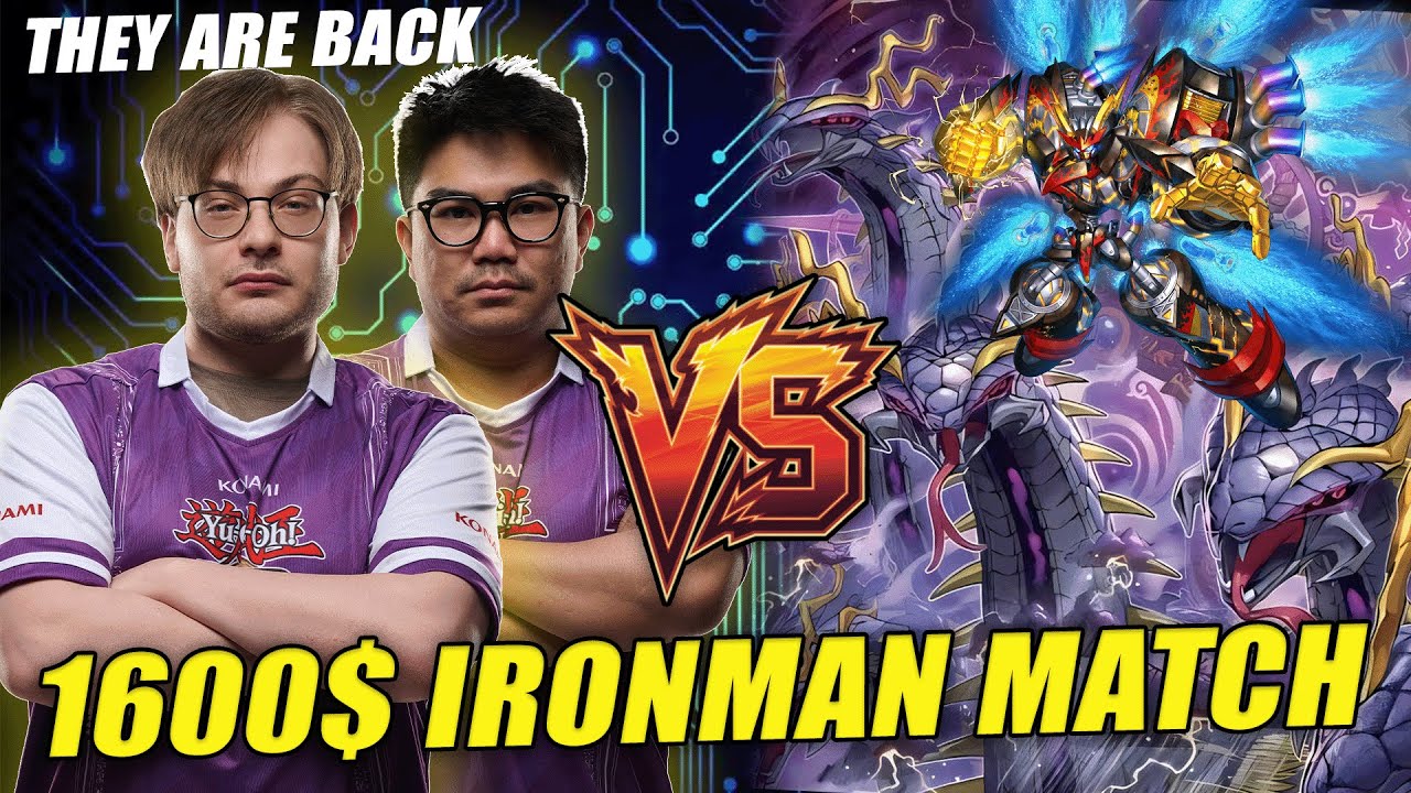 Yu-Gi-Oh! World Champion 2025 N3sh & Pak play a $1600 Ironman Match!
