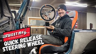 Quick Release Steering Wheel in a Jeep YJ