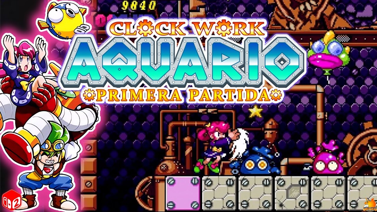 🎮 CLOCKWORK AQUARIO (Westone, 2021) ⚙️ Arcade Platform Game for Nintendo Switch