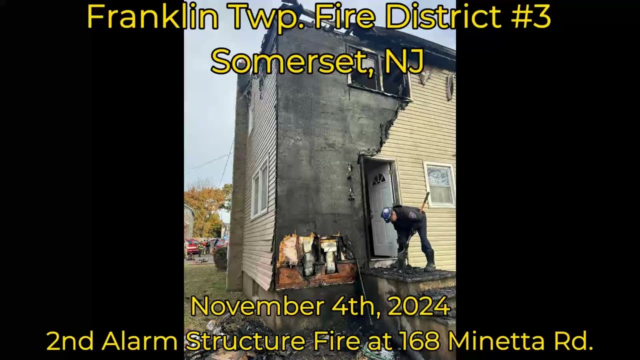 2nd Alarm Structure Fire at 168 Minetta Road