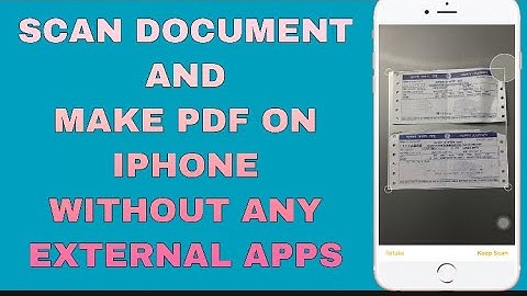 SCAN DOCUMENT AND MAKE PDF ON IPHONE WITHOUT ANY EXTERNAL APPS || How to scan document in iPhone ||