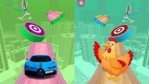 GOING BALLS PORTAL RUN HEN END PORTAL RUN CAR 🚗SPEED RUN ANDROID MOBILE GAMEPLAY IOS GAMEPLAY