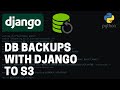 Automated daily backups with django