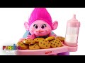 Trolls Poppy High Chair & Cookies and Milk With Paw Patrol