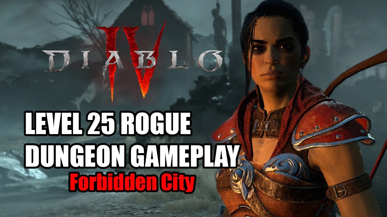 Diablo 4 Beta Gameplay Level 25 Dungeon Rogue - YouTube