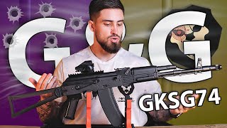 Страйкбольный автомат G&G GKSG74 (TGK G74 FOD BNB NCM, 6 мм) видео обзор