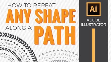How to Repeat Any Shape Along a Path in Illustrator CC