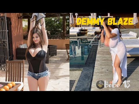 Demmy Blaze Biography || Ukraine Plus Size Model big boobs model and curvy body | bio