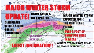 Major Winter Storm Expected Next Week Heavy Snow Significant Ice ...