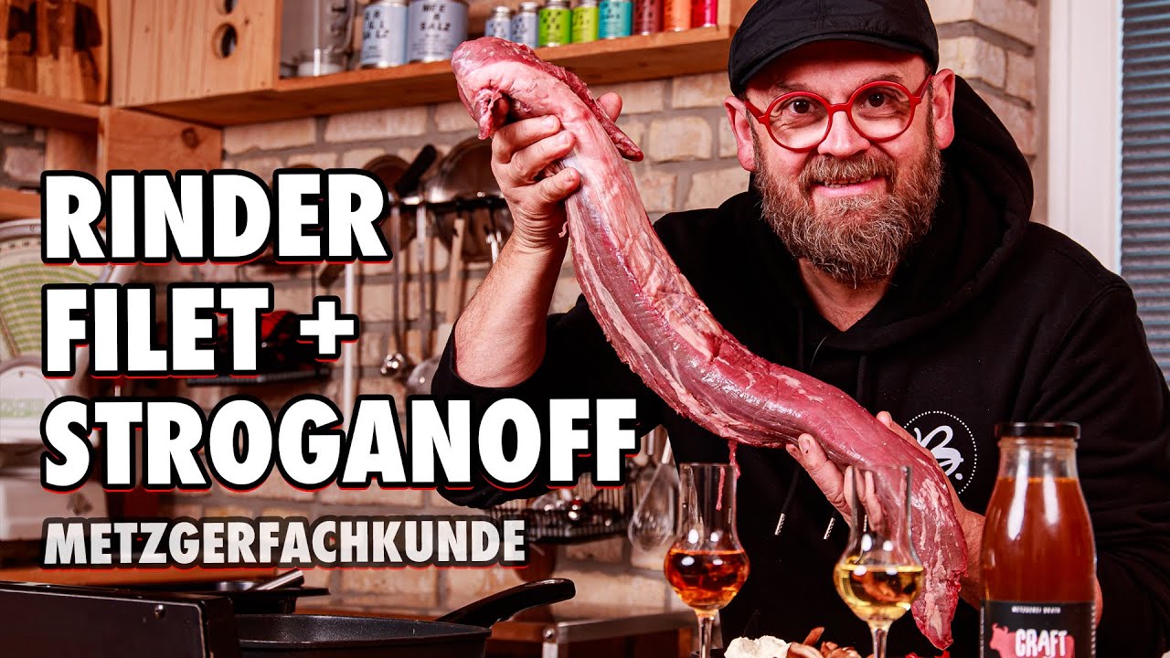 Rinderfilet erklärt + Rezept Filet Stroganoff 🥩 Metzger Fleischkunde