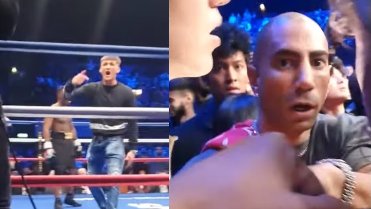 Fan INVADES ring during Deji vs Alex Wassabi YouTube boxing ...