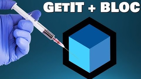 Flutter BLoC GetIt Dependency Injection Data, Domain and Presentation layer