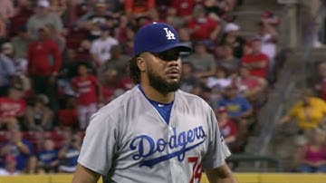 LAD@CIN: Jansen strikes out Duvall to notch the save