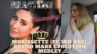 REACTION! Morissette (ft 3rd Avenue), Bruno Mars Evolution Medley ❤️🔥 #Morissette #BrunoMarsCovers