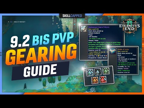 9.2 QUICK START BiS PvP GEARING GUIDE! | DOUBLE LEGENDARIES, TIER SETS, CONDUITS + MORE!