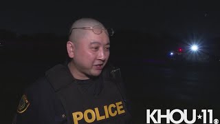 Raw video: Man hit, killed by vehicle on South Loop after getting out of car to check flat tire