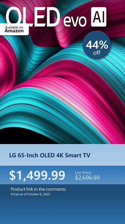 LG 65-Inch OLED 4K Smart TV