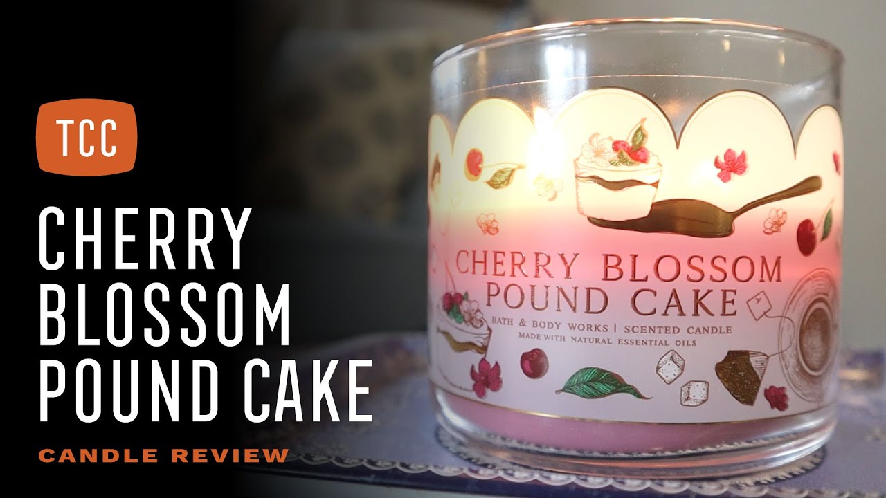 Cherry Blossom Pound Cake Candle Review – Bath & Body Works