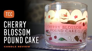 Cherry Blossom Pound Cake Candle Review – Bath & Body Works