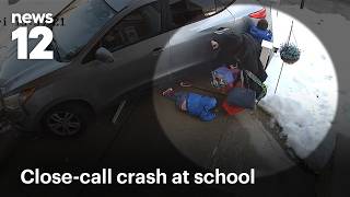 Shocking video shows out-of-control SUV hit mom, 2 kids at NJ preschool | News 12