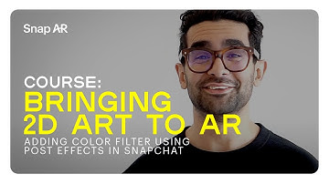 Adding Color Filter using Post Effects in Snapchat
