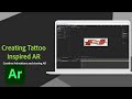 Creating animations and sharing ar  creating tattoo inspired ar with aero  adobe creative cloud