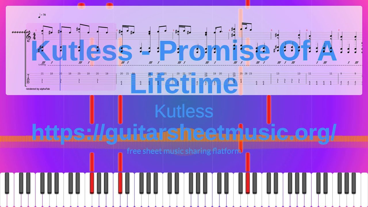 Kutless - Promise Of A Lifetime Sheet Music Free, Kutless Synthesia Piano Kutless - Promise Of A Lifetime Sheet Music Free, Kutless Synthesia Piano