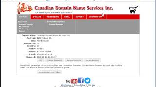 cadns ca Basic Account Login and Management