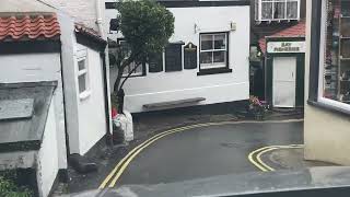 Extremely Narrow English Street! Watch to the end! (Robin Hood’s Bay near Whitby)