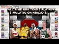 ALL Roster Team SIMULATION IN NBA2K18!!!