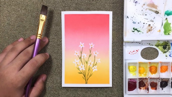 How To Paint Watercolor On Canvas – ZenARTSupplies