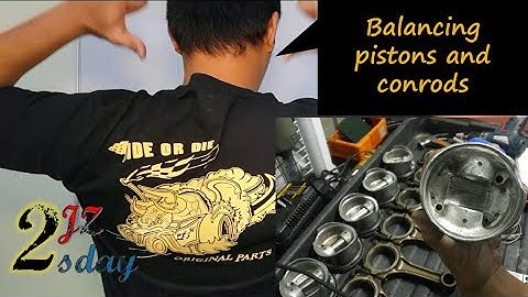 2JZ Tuesday #17: 2jz piston and con rod balancing (how to do weighing pistons and rods)